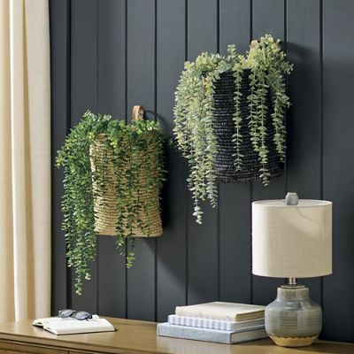 Cascading Eucalyptus Stem, Set of Three | Grandin Road | Grandin Road