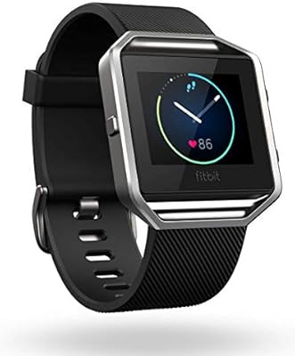 Fitbit Blaze Smart Fitness Watch, Black, Silver, Small (5.5 - 6.7 inch) (US Version) | Amazon (US)