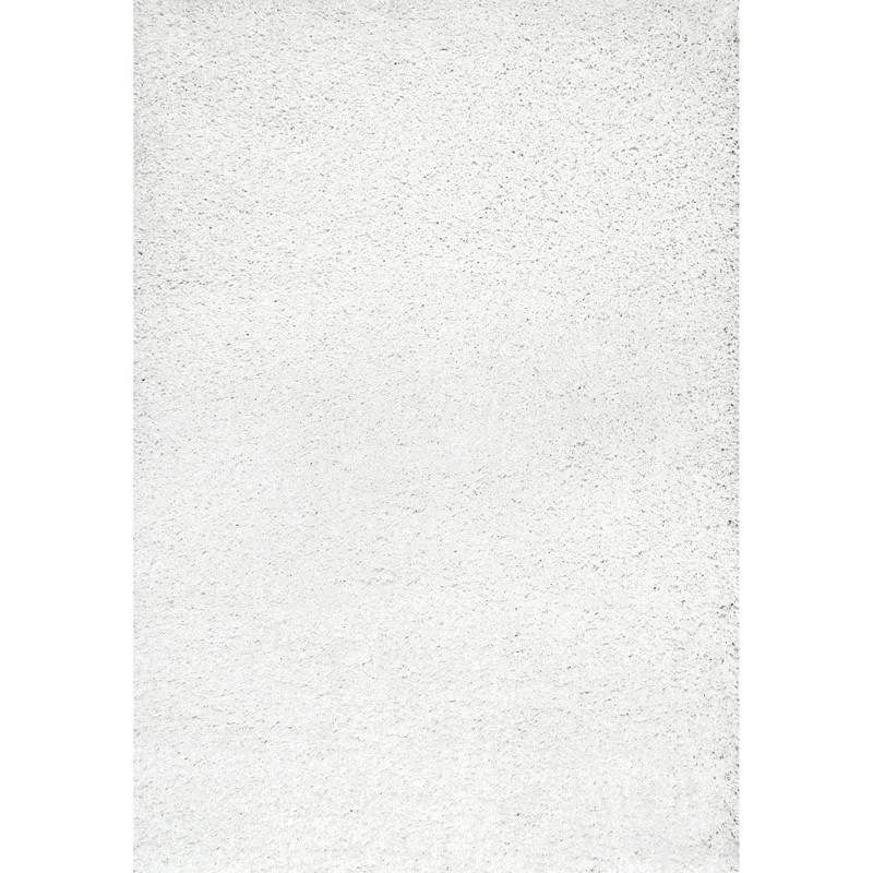 Welford White Shag Area Rug | Wayfair North America