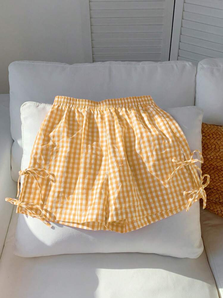 Yellow Shorts  | SHEIN