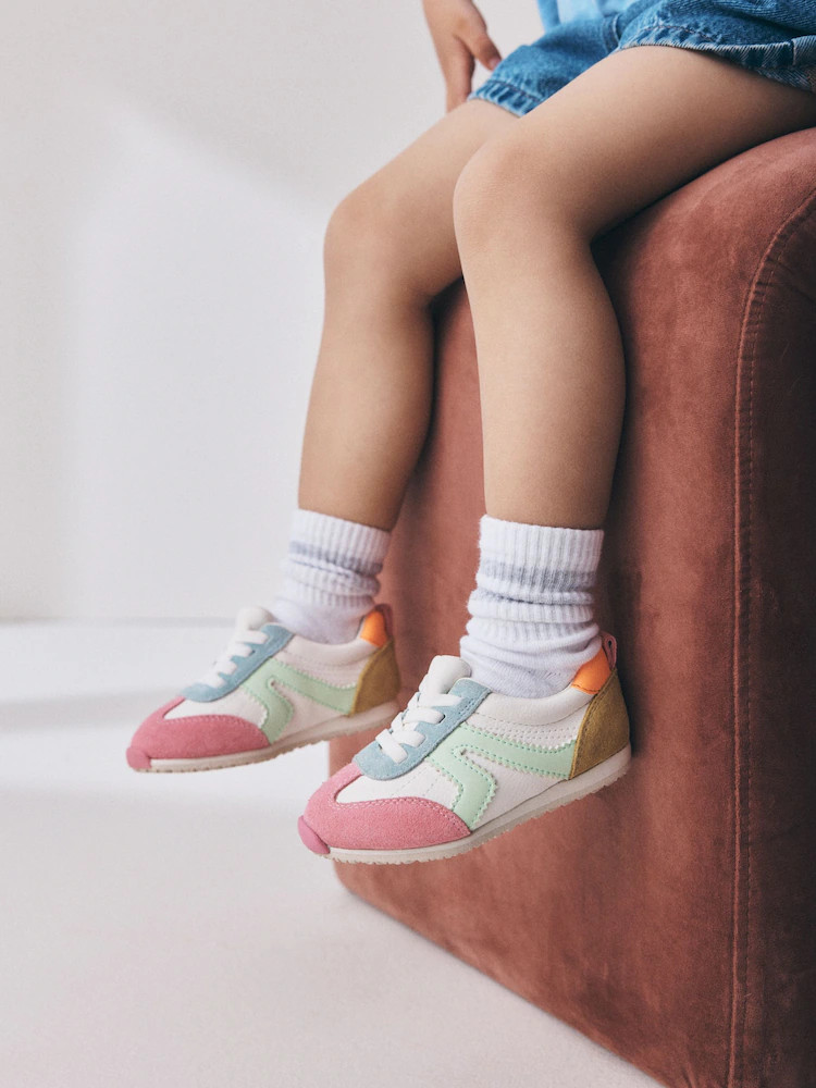 Multi Standard Fit (F) Elastic Lace Trainers | Next US
