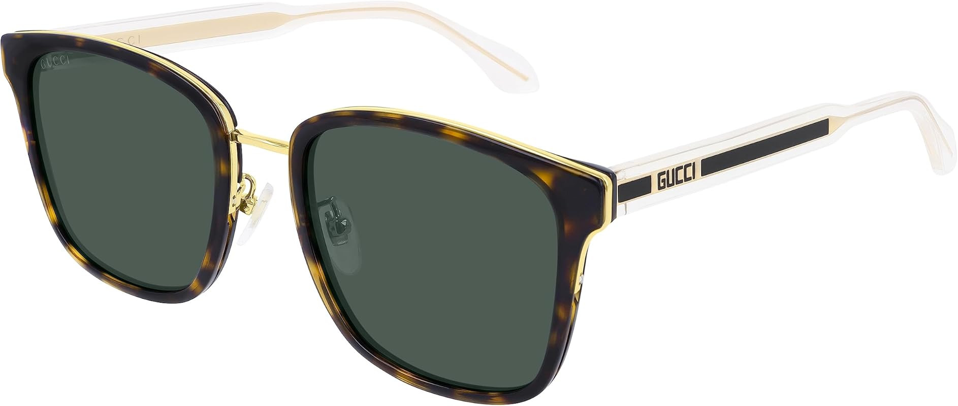 Sonnenbrillen Gucci GG0563SKN Havana/Green 55/21/150 Herren | Amazon (DE)