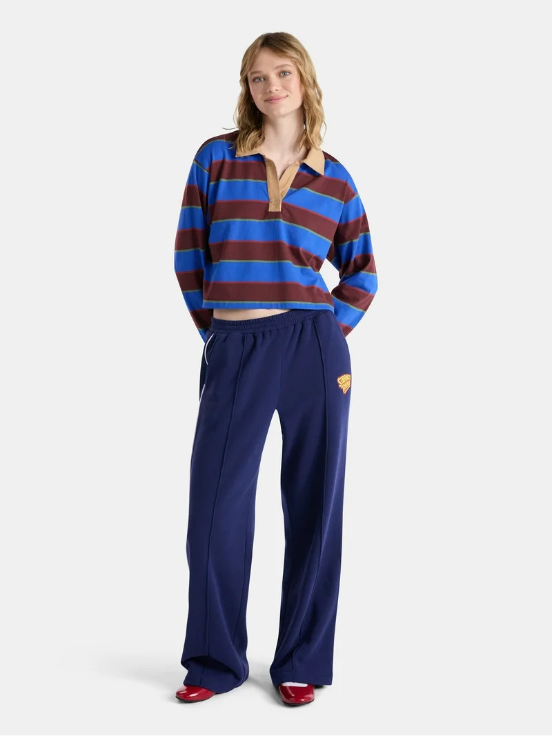 Netflix Stranger Things Cotton Rugby Polo from No Boundaries, Women’s and Women’s Plus | Walmart (US)