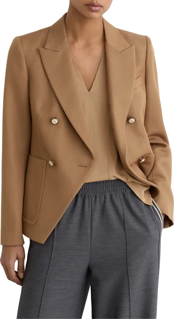 Gigi Double Breasted Cutaway Wool Blend Blazer | Nordstrom