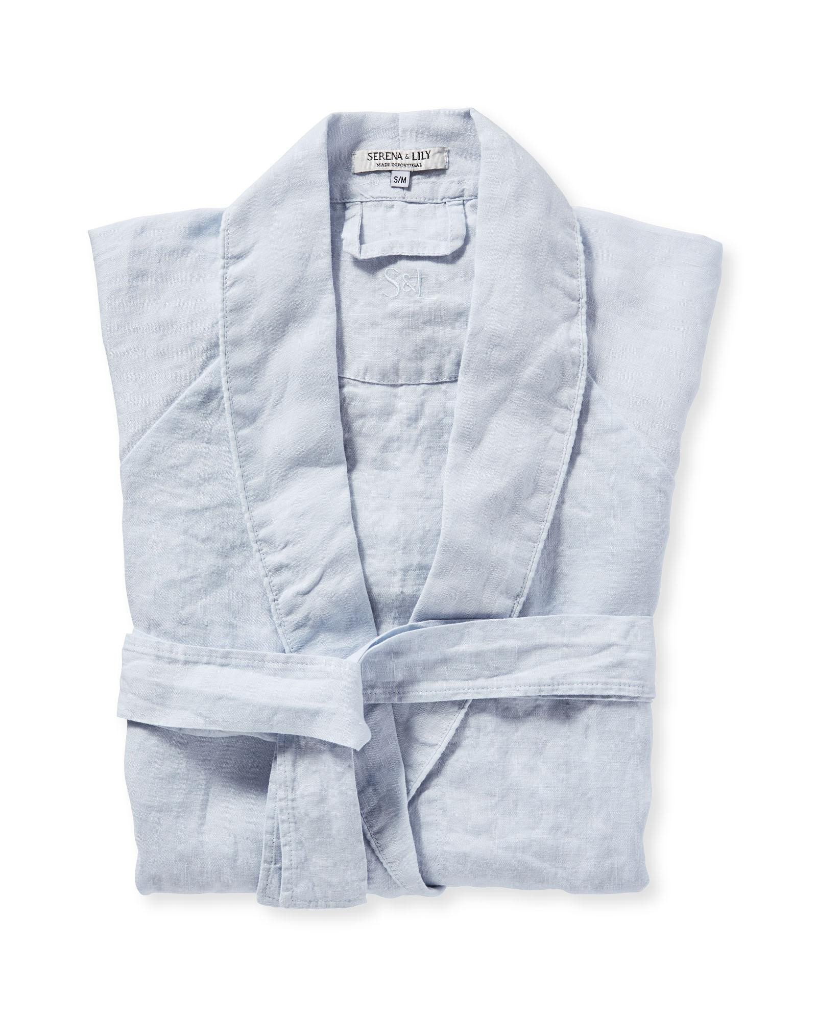 Positano Linen Robe | Serena and Lily