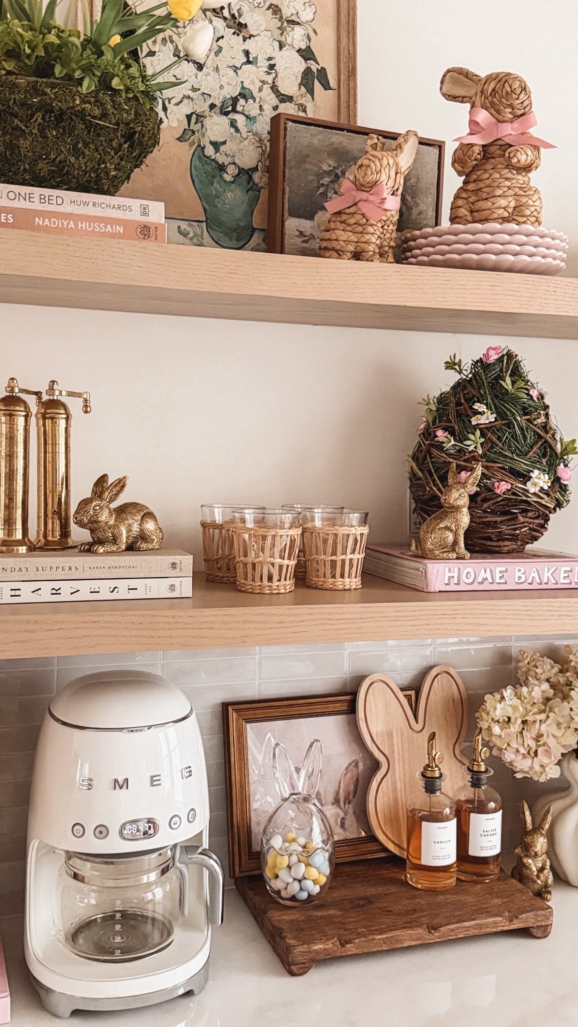 Easter coffee bar decor, Easter decor, Target Easter decor 