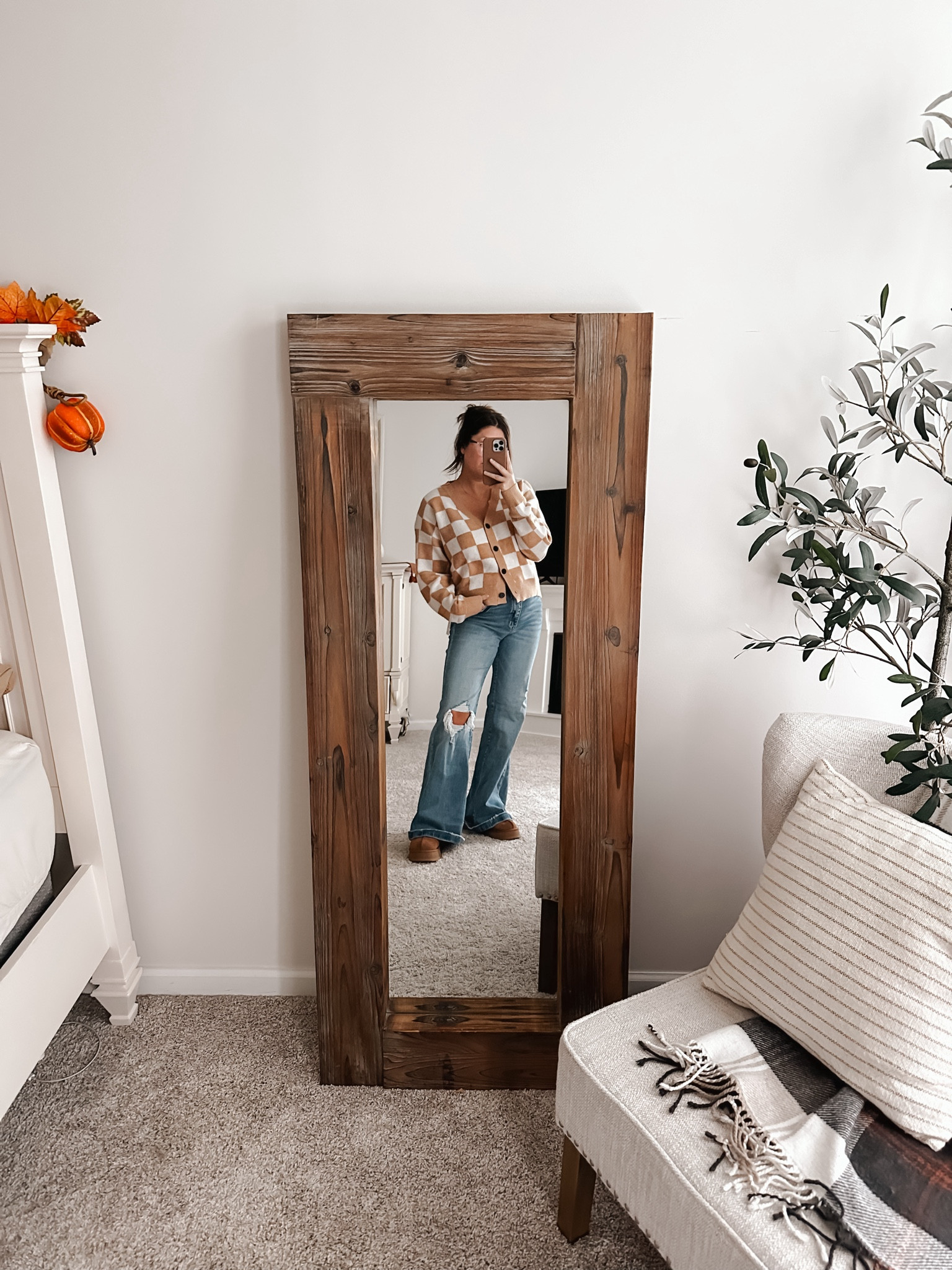 Checkered cardigan 🍂🍄‍🟫🍁

#LTKStyleTip #LTKSeasonal #LTKFallSale