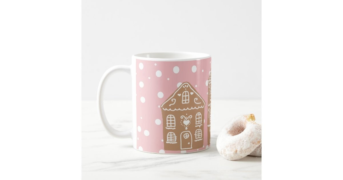 Gingerbread House Village Snow Coffee Mug | Zazzle