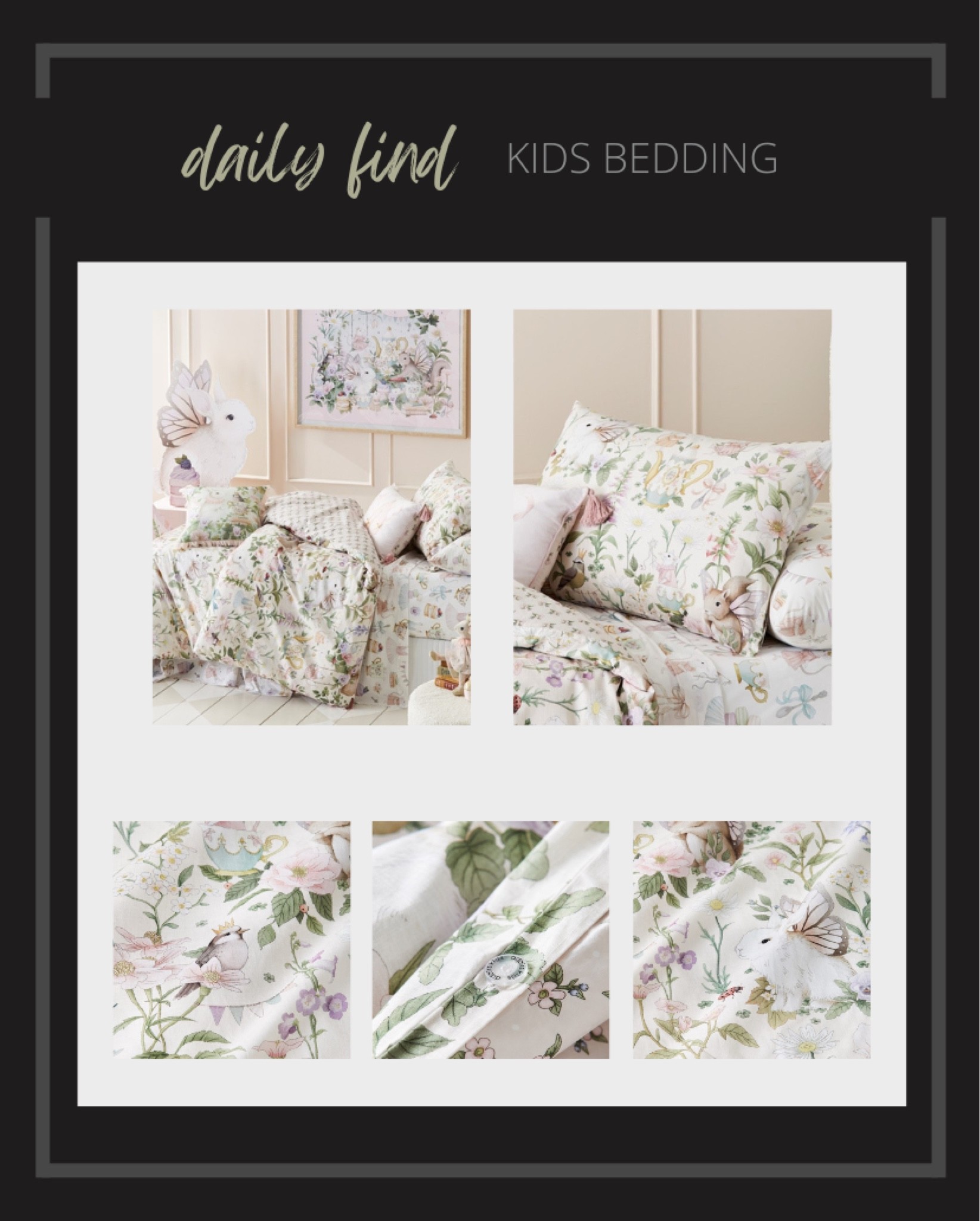 Spring Kids bedding

#LTKhome #LTKaustralia #LTKkids