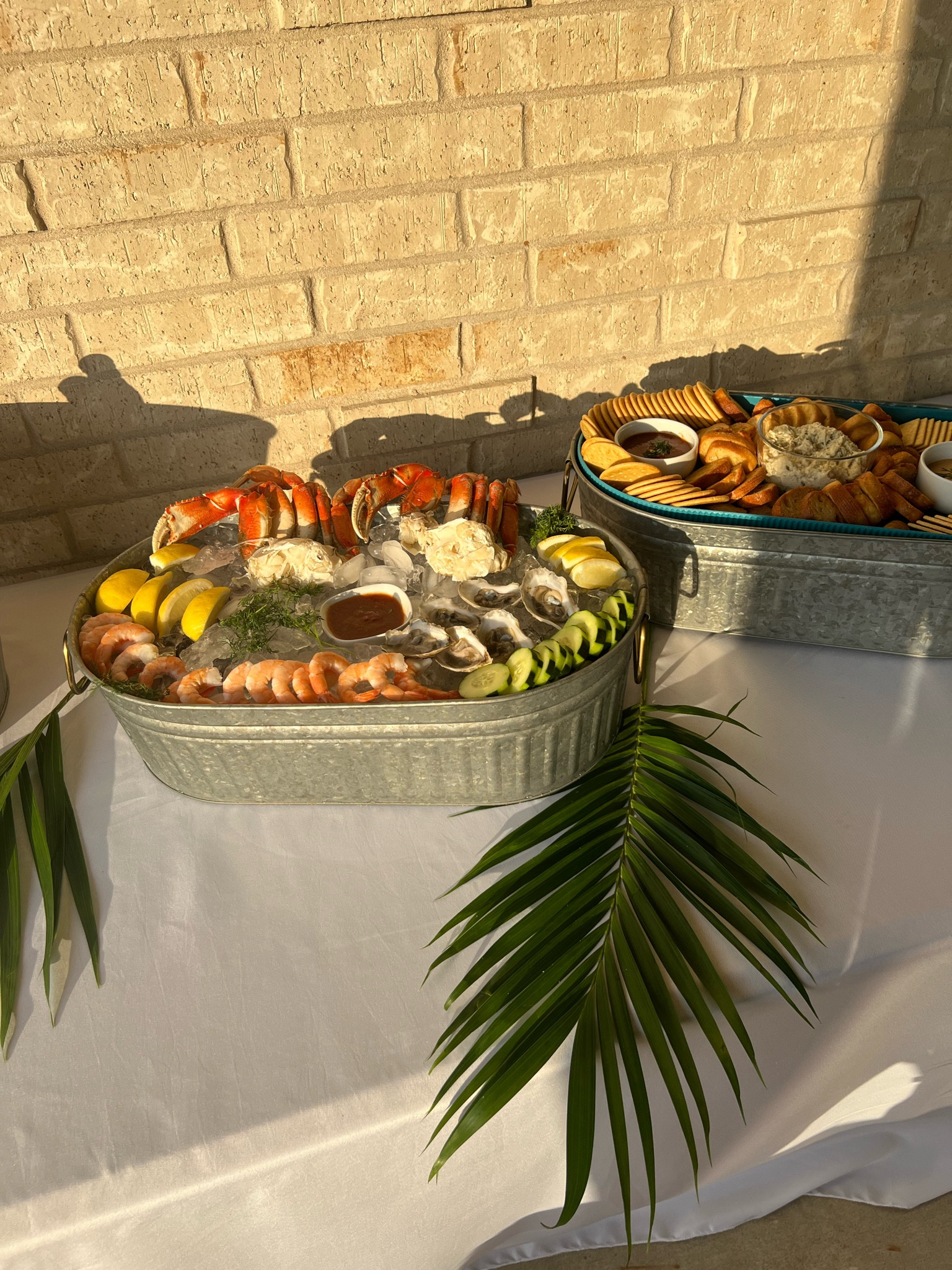 These serving containers are so versatile and worked out perfectly for our seafood platter night! I filled the round one with ice to keep the drinks cool. 

#LTKunder50 #LTKhome