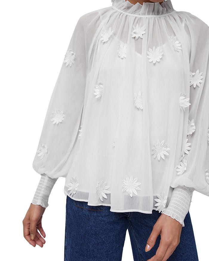 Aziza Lace Long Sleeve Top | Bloomingdale's (US)