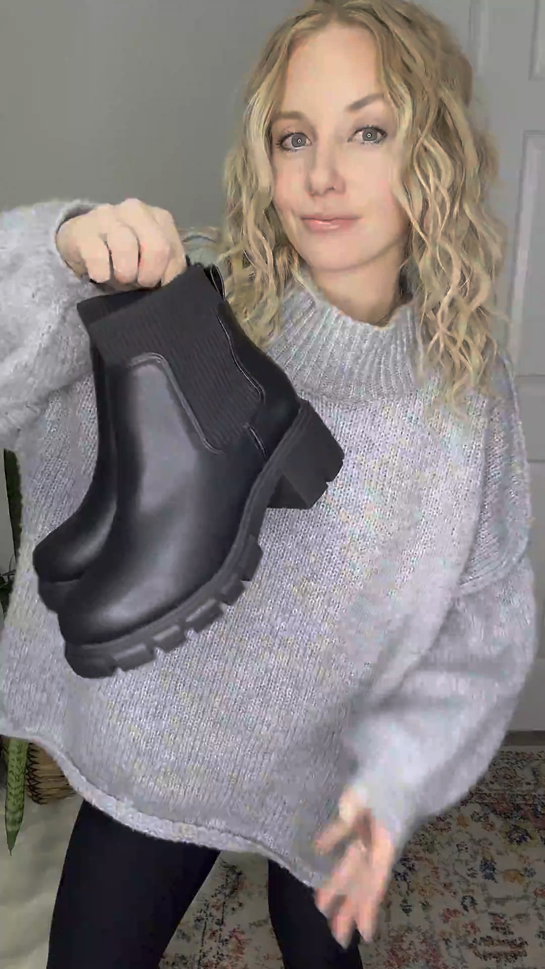 Cozy Oversized sweater, wearing a small for reference, with faux leather leggings, black Chelsea boots, and red handbag 






Winter outfit
Winter fashion
Amazon winter outfits
Trending winter fashion 
 casual winter outfits | winter fashion | size 4-6 | cold weather outfits | winter outfit ideas | layering outfit for the cold| winter fashion 2025 | outfit inspo | outfit ideas | winter outfits amazon  | casual outfit Ideas  | Outfits | Amazon Casual Outfit | Cute casual outfits | Preppy Outfit 


#LTKgrwm #LTKFindsUnder50 #LTKootd