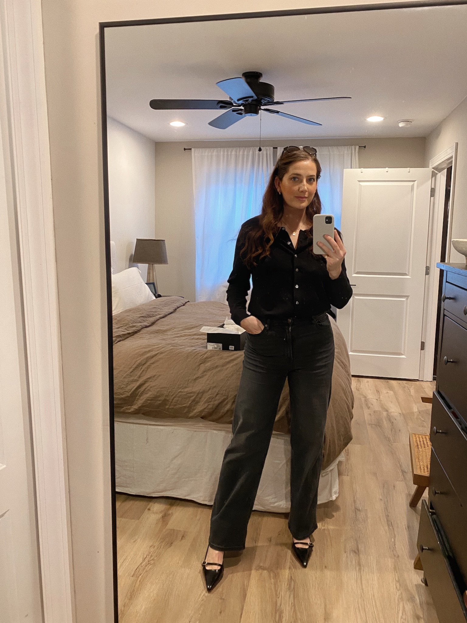 Afternoon errands and work from
home outfit of the day 🖤

#LTKworkwear #LTKMostLoved #LTKstyletip