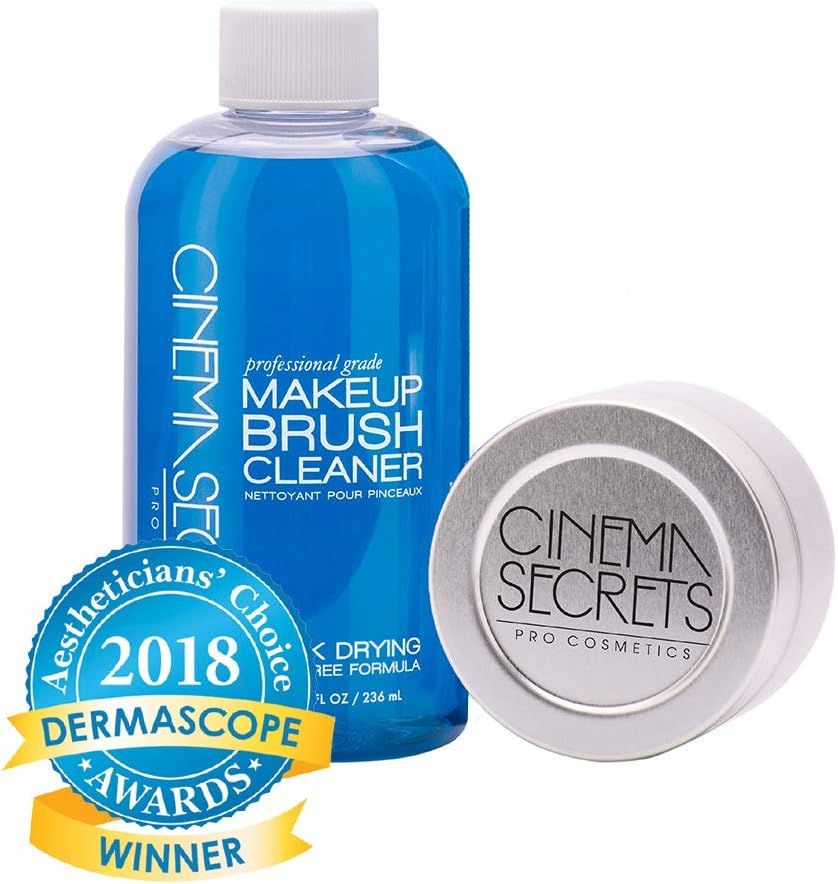 Cinema Secrets Pro Cosmetics Professional Makeup Brush Cleaner Pro Starter Kit 8Fl Oz +Tin | Amazon (US)