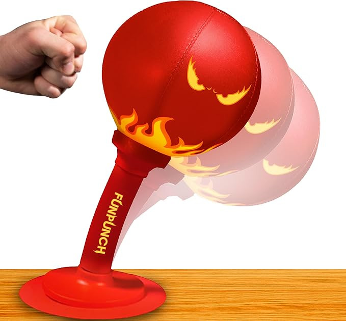Rage Bag, Desktop Punching Bag | Desk Punching Bag Stress Relief, Fun Punch Rage Bag by Fun Punch... | Amazon (US)