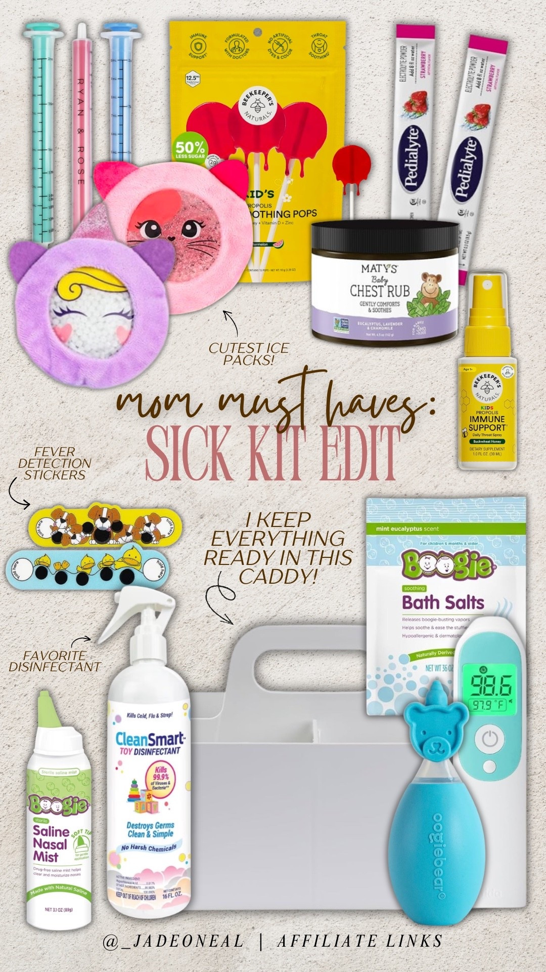 Everything I keep in our ‘sick day’ kit 🤒 I keep this stocked once cold / flu season hits in case someone gets sick! 

Seasonal fall winter helpful useful autumn mom favorites medicine healing therapies Amazon finds

#LTKmomlife #LTKKids #LTKSeasonal