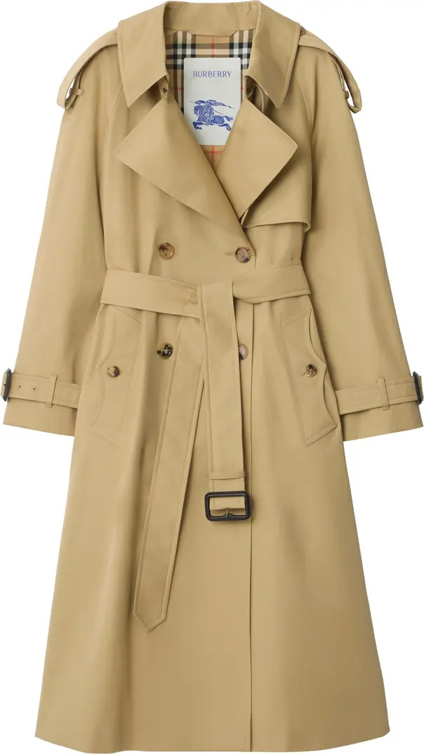 Long Cotton Canvas Fitzrovia Trench Coat | Nordstrom