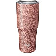 BYO by BUILT 30 Ounce Double Walled Stainless Steel Tumbler Rose Gold Glitter 5237748 | Amazon (US)