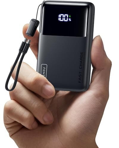 INIU Portable Charger, Slimmest 10000mAh 45W PD Fast Charging Power Bank, USB C in&Out Mini Battery Pack, Travel Essential Phone Powerbank for iPhone 17 16 15 Air Samsung S25 S24 Google Pixel iPad etc | Amazon (US)