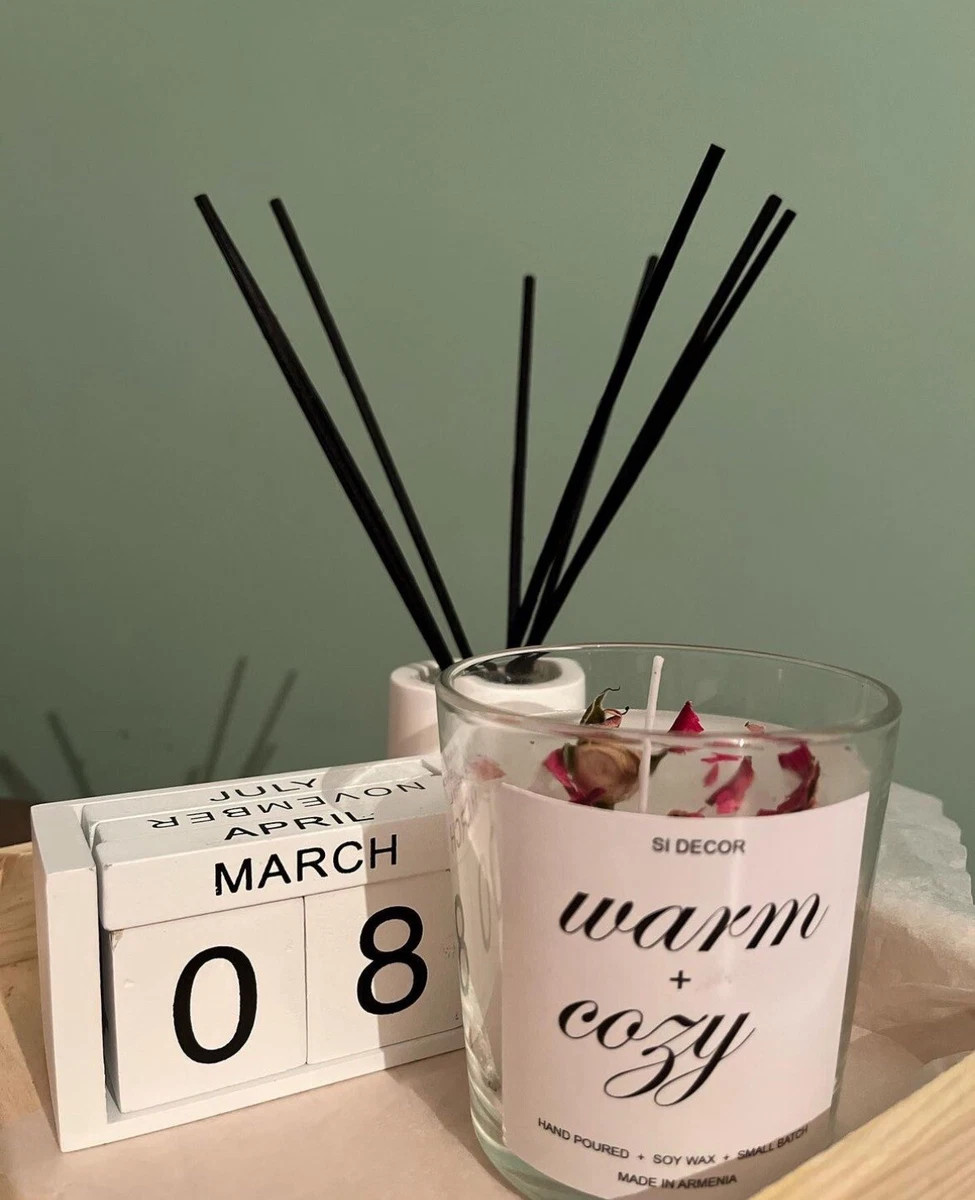 Valentine’s Day Gift, Candle , Gift For Her , Soy Wax Glass Jar Candle , Organic  | eBay | eBay US