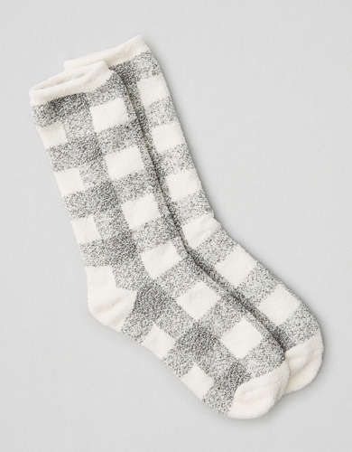 AEO Buffalo Plaid Crew Sock | American Eagle Outfitters (US & CA)