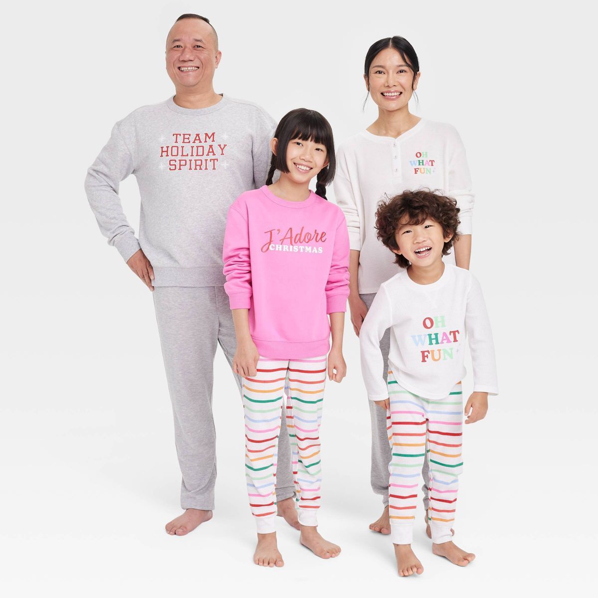 Women's J'Adore Christmas Matching Family Sweatshirt - Wondershop™ Pink | Target