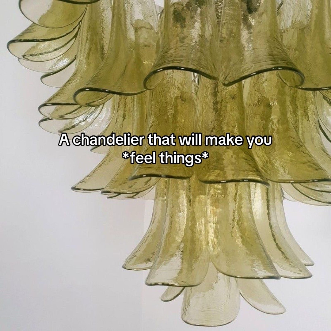 glass chandelier 
colorful chandelier
petal chandelier  

 #LTKHome