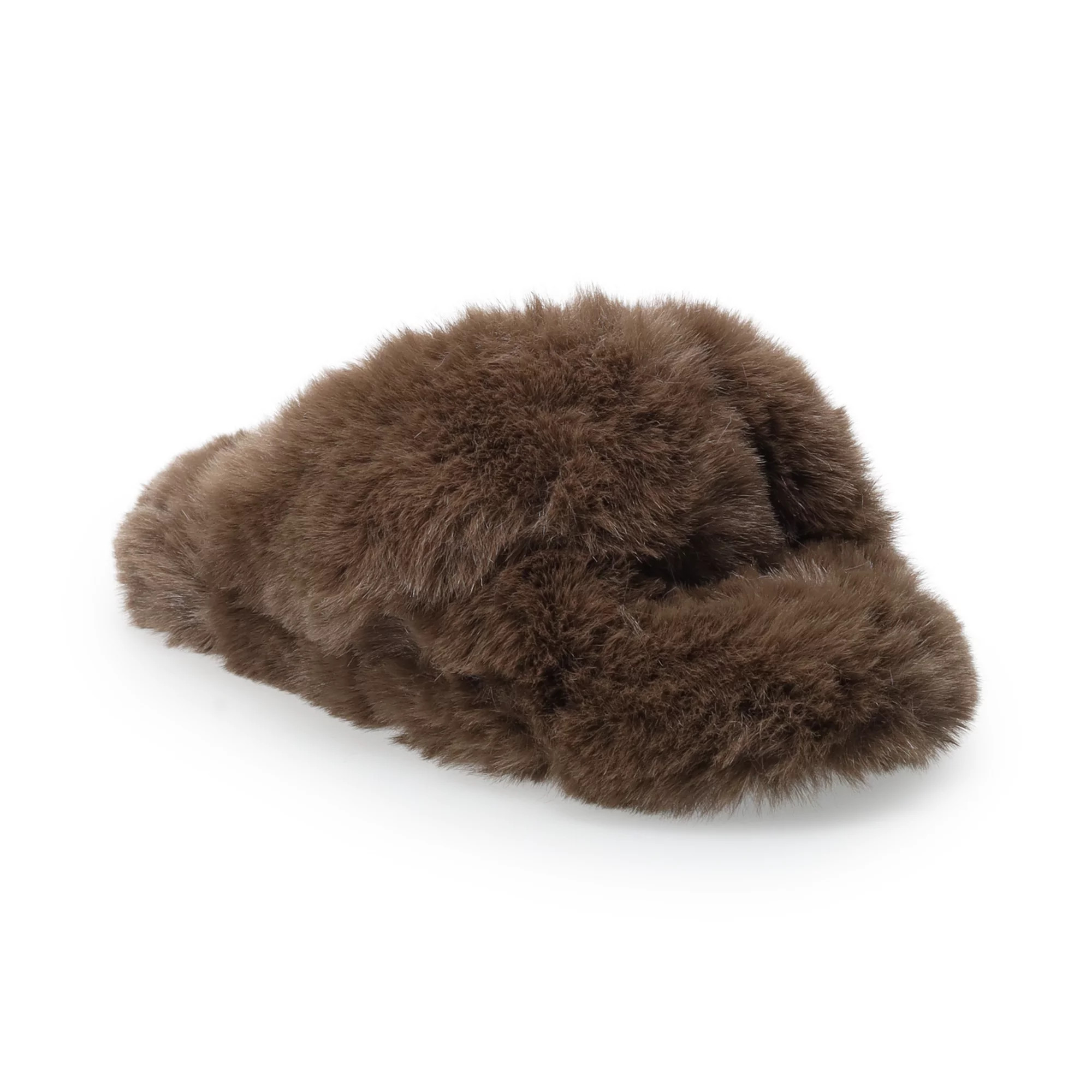 LC Lauren Conrad Wozzie Twist Band Women's Faux Fur Slide Slippers | Kohl's