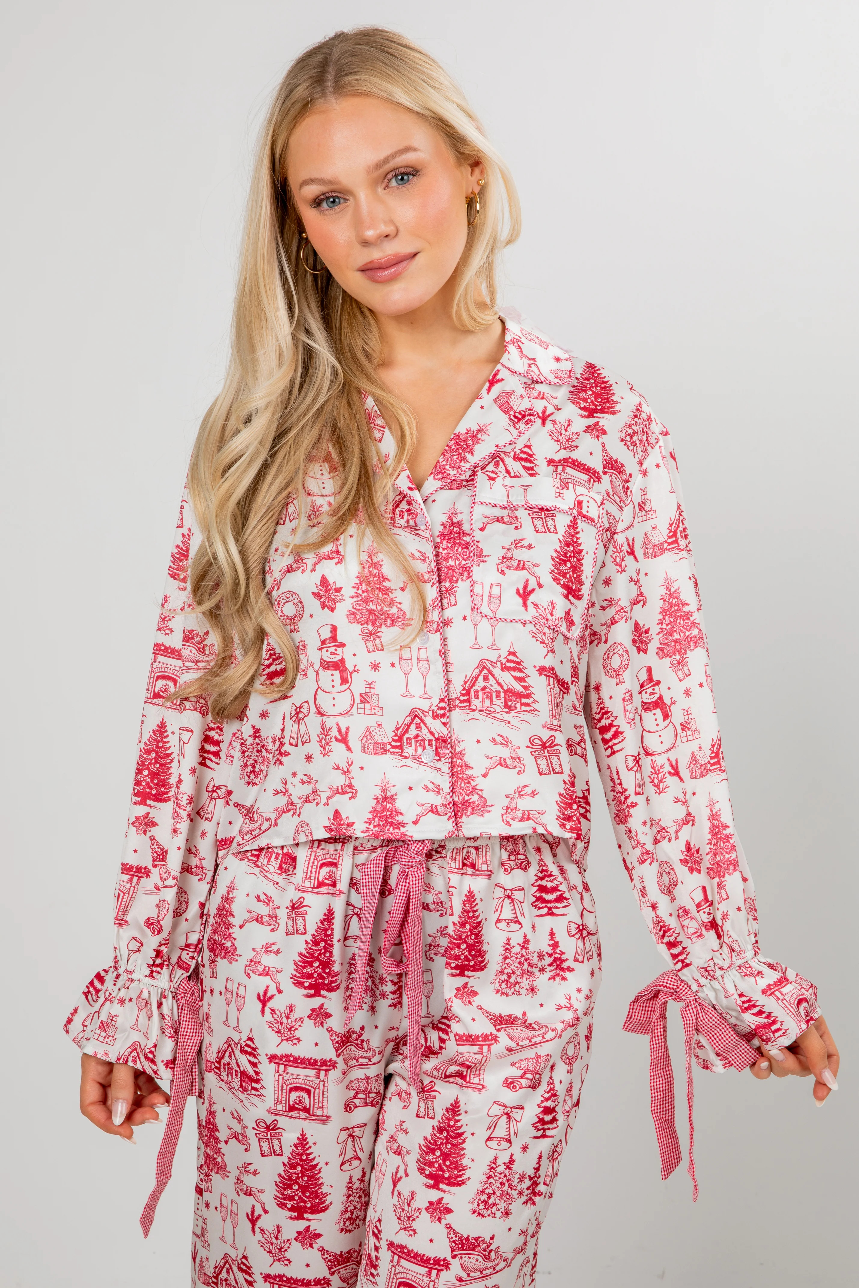 He Knows When You're Sleeping Pajama Top | Christmas | Dress Up | Dress Up