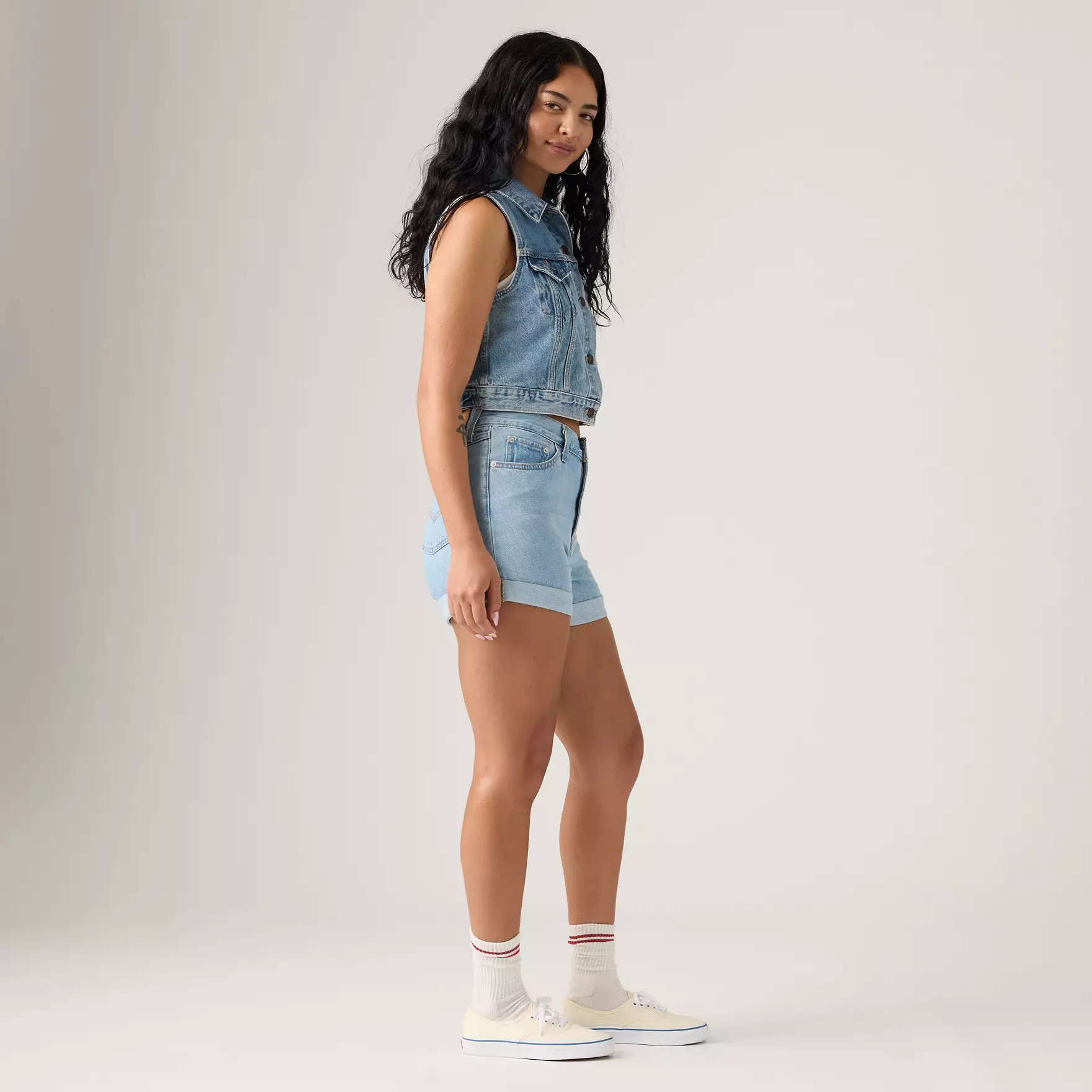 Rolled 80s Mom Women's Shorts | Levi's US