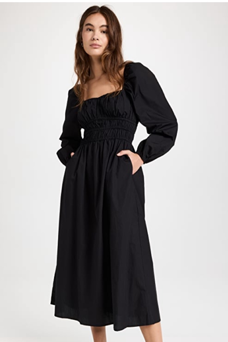 This is such a versatile dress! It can be paired with sandals or boots depending on the weather! Such a classic black dress!

Midi dress, transitional outfit, faithfull the brand, shopbop, intermix, gameday, bama gameday, college gameday, football outfit, sun dress, day dress

#LTKstyletip #LTKSeasonal