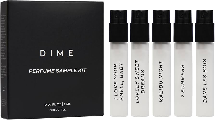 DIME Beauty Perfume Sampler, Hypoallergenic, Clean Perfumes, Eau de Toilette For Women (Set of 5,... | Amazon (US)