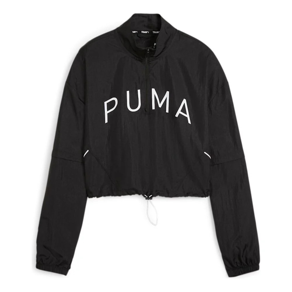 (WMNS) PUMA FIT Move Woven Jacket 'Black' | KICKS CREW