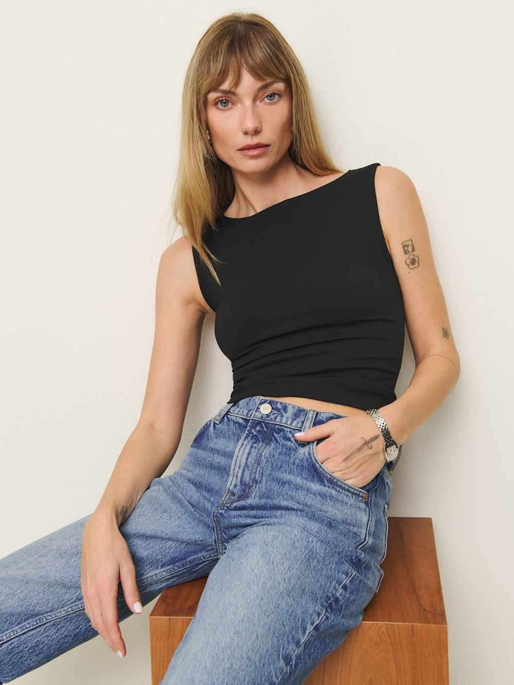 Dusk Knit Top | Reformation (Global)