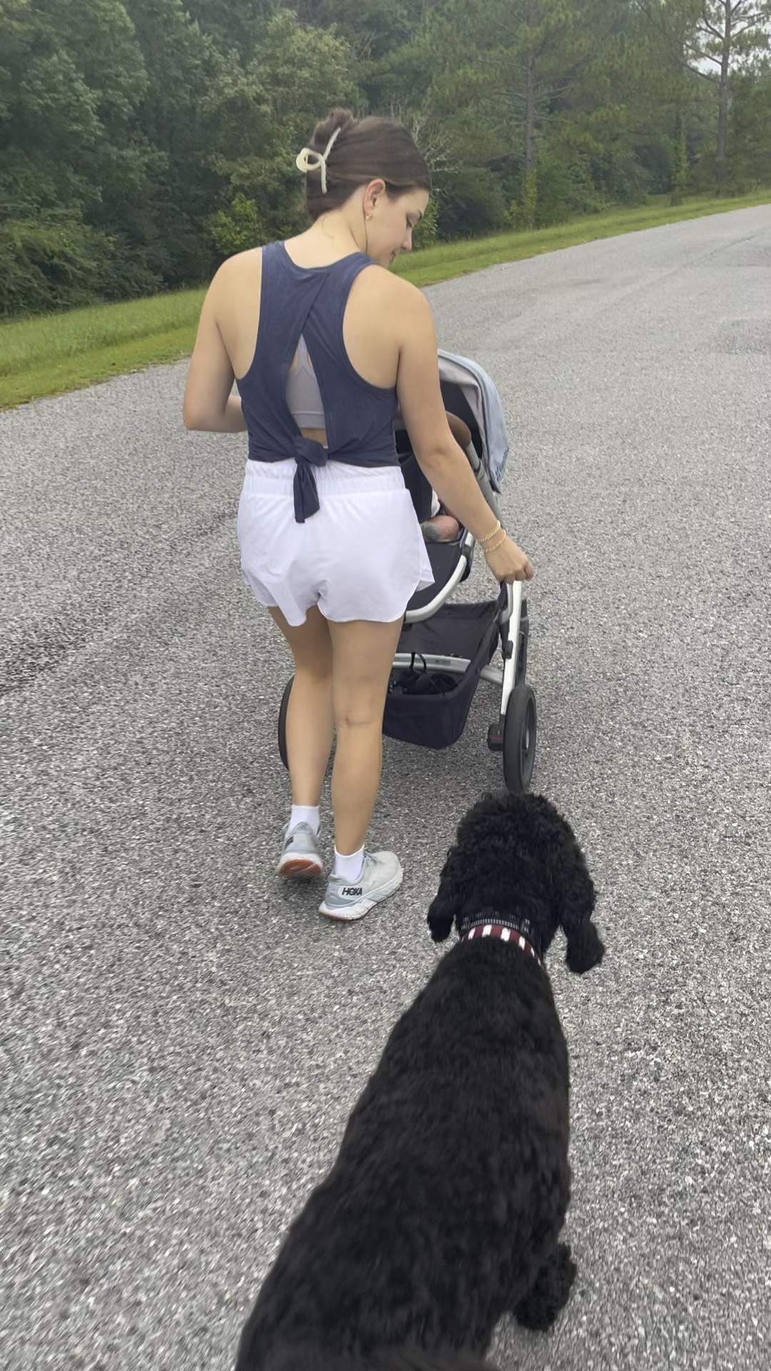 Saturday morning walk with the family 🥹🩵

Couldn’t have made it this far without my favorite nursing friendly sports bras

#LTKFamily #LTKBaby #LTKBump