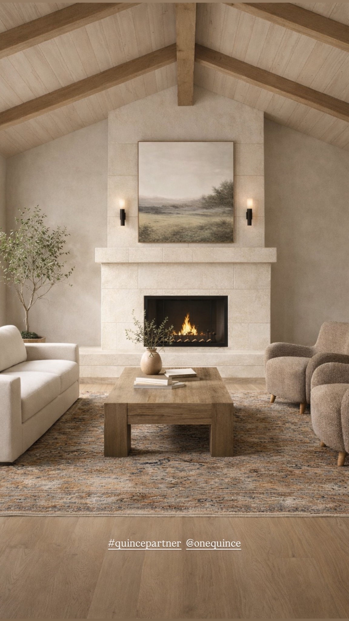 Living Room Inspo💫 Everything here is from Quince and I’m honestly so impressed with how elevated it feels. The textures, the tones, the warmth  it all just works together so effortlessly
#quincepartner @onequince 

#LTKHome #LTKSaleAlert #LTKU