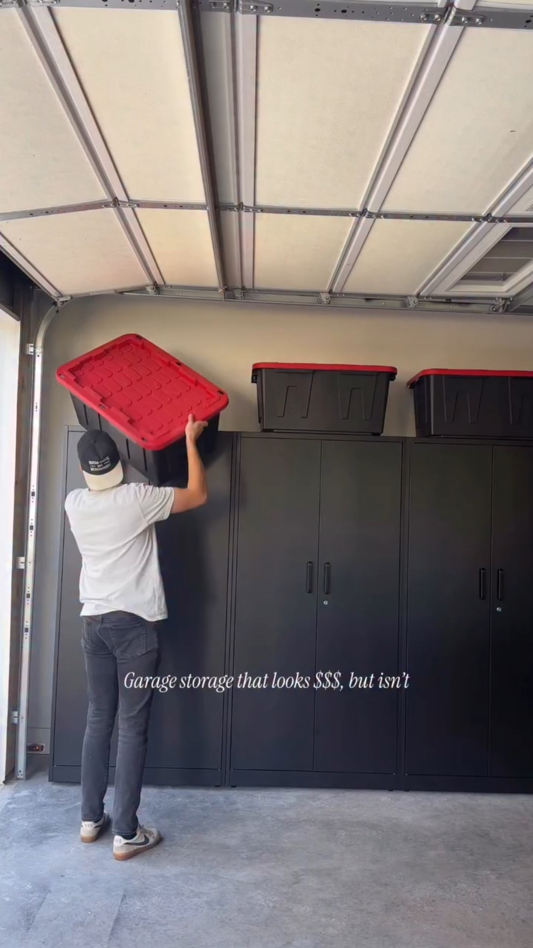 What every adult wants for Christmas—an organized garage 🥲 Shoutout to @sarahellenrandall for sharing these affordable garage storage cabinets from amazon!!! They look so sleek and the extra storage has been a total game-changer!

#LTKHome #LTKCyberWeek #LTKHoliday