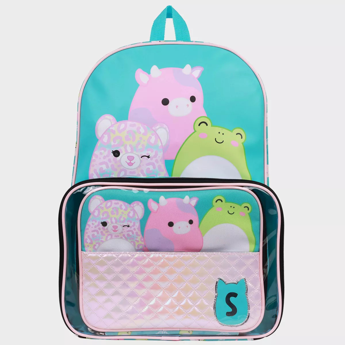 Squishmallows Kids' Single Backpack: Abstract Pattern Polyester for 6+ | Target