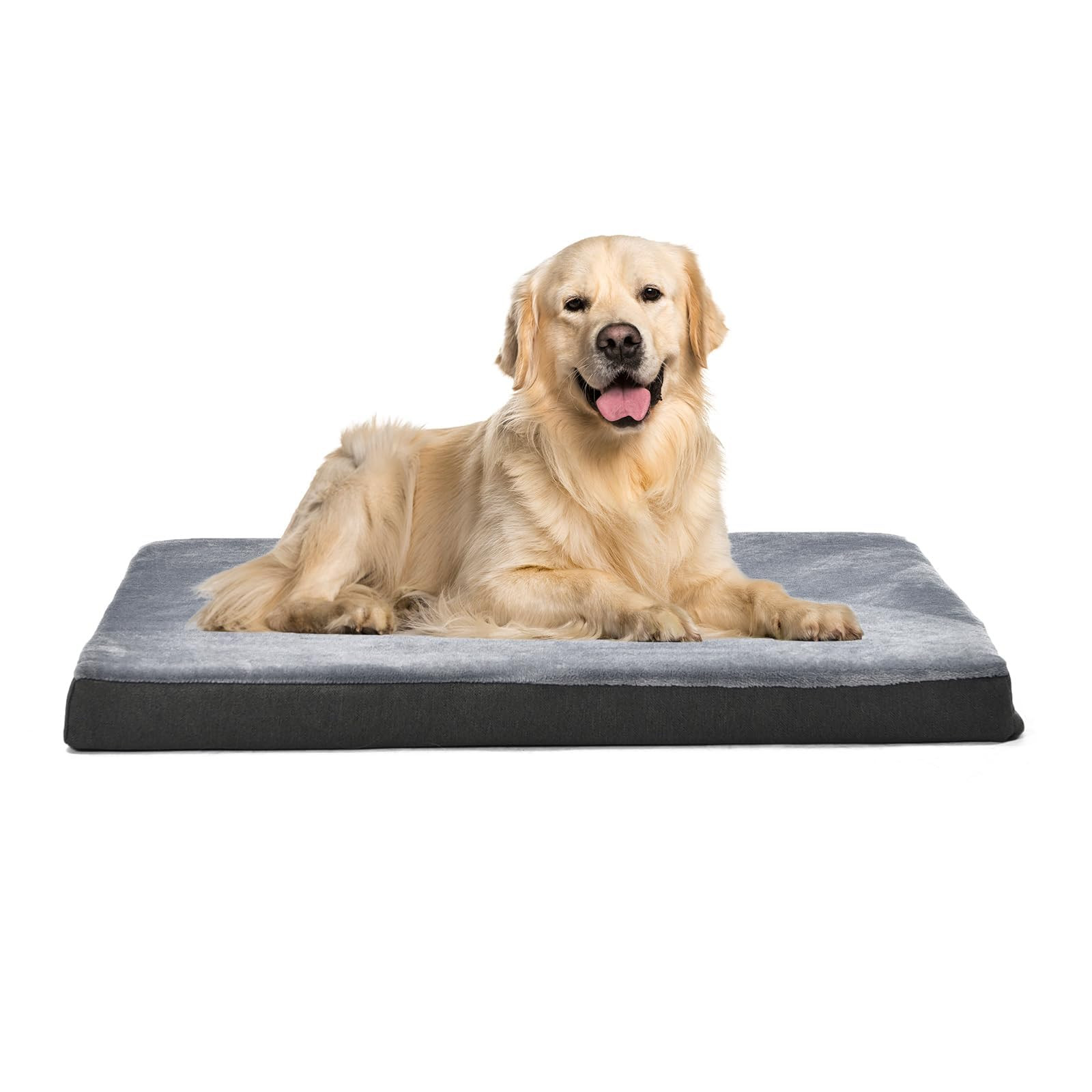 Amazon Basics Dog Bed with Cooling Gel Memory Foam, Pressure-Relief Support for Dogs up to 120lbs... | Amazon (US)