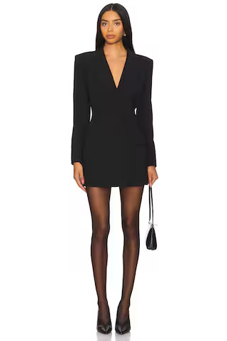 NBD Jenni Blazer Mini Dress in Black from Revolve.com | Revolve Clothing (Global)