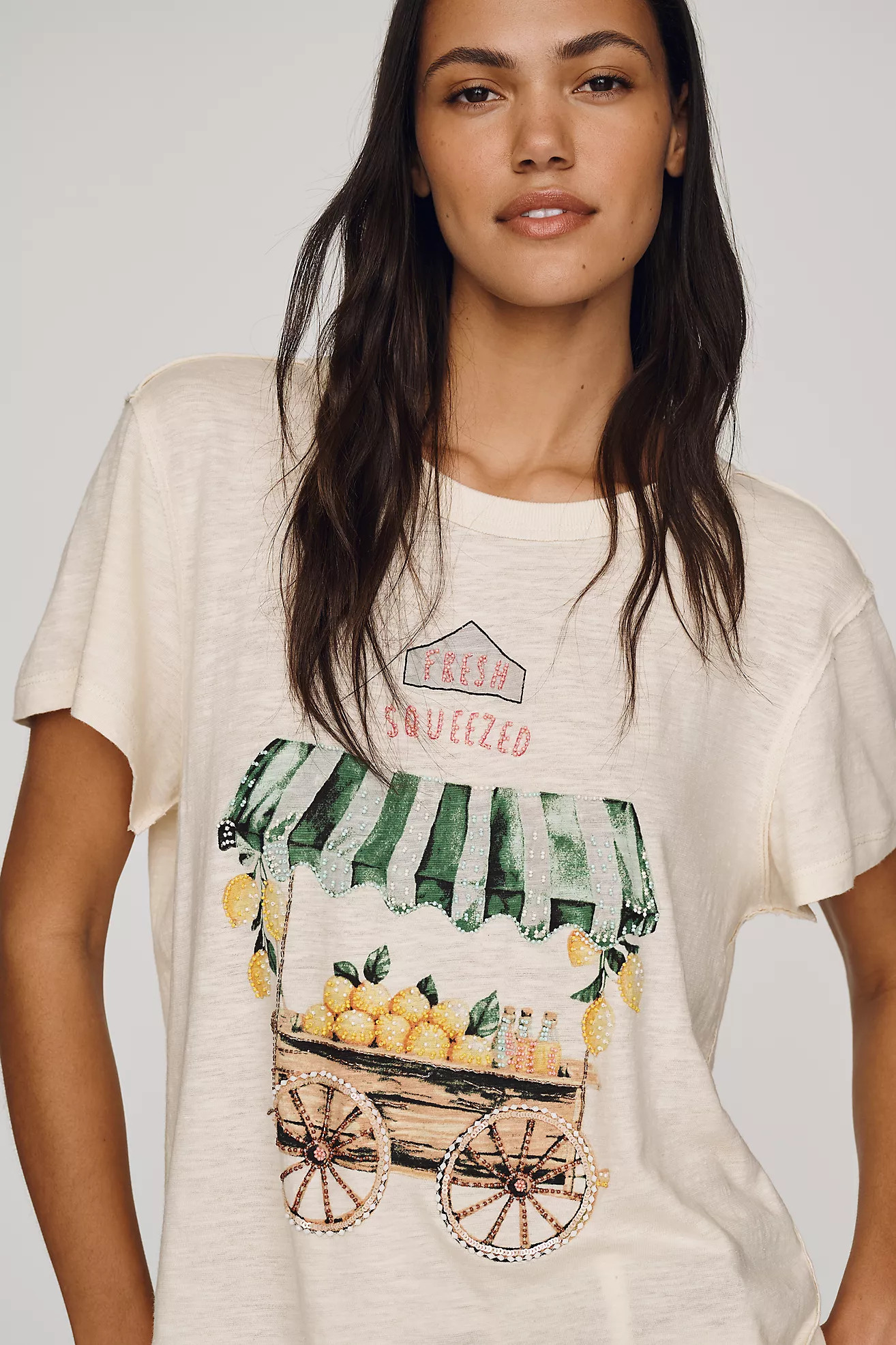 Maeve Lemonade Stand Graphic Tee | Anthropologie (US)