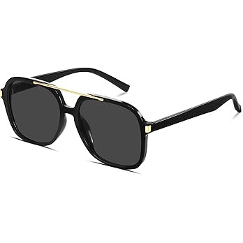 GUVIVI Retro Aviator Sunglasses for Women Men 2026 Square Top Bar Sun Glasses Sunnies 70s Lightwe... | Amazon (US)