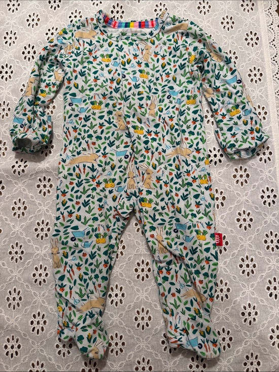 Magnetic Me Bunny Garden Modal footie newborn 5-8lbs NWOT | Poshmark