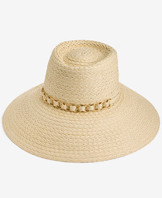 I.N.C. International Concept Chain Trim Telescope Down Brim Hat, Macy's Exclusive | Macy's
