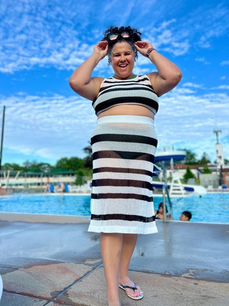 Yes you can wear a bikini. #gifted

Yes you can wear a crop top. #gifted

It doesn’t matter how old or what size you are. 

Wear what you feel good in and makes you comfortable!

DISCLOSURE: I received this set along with the bikini for free in exchange for my honest review.

#LTKSwim #LTKPlusSize #LTKSeasonal