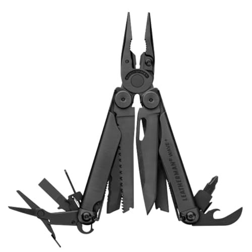 LEATHERMAN, Wave+, 18-in-1 Full-Size, Versatile Multi-tool for DIY, Home, Garden, Outdoors or Everyday Carry (EDC), Black | Amazon (US)