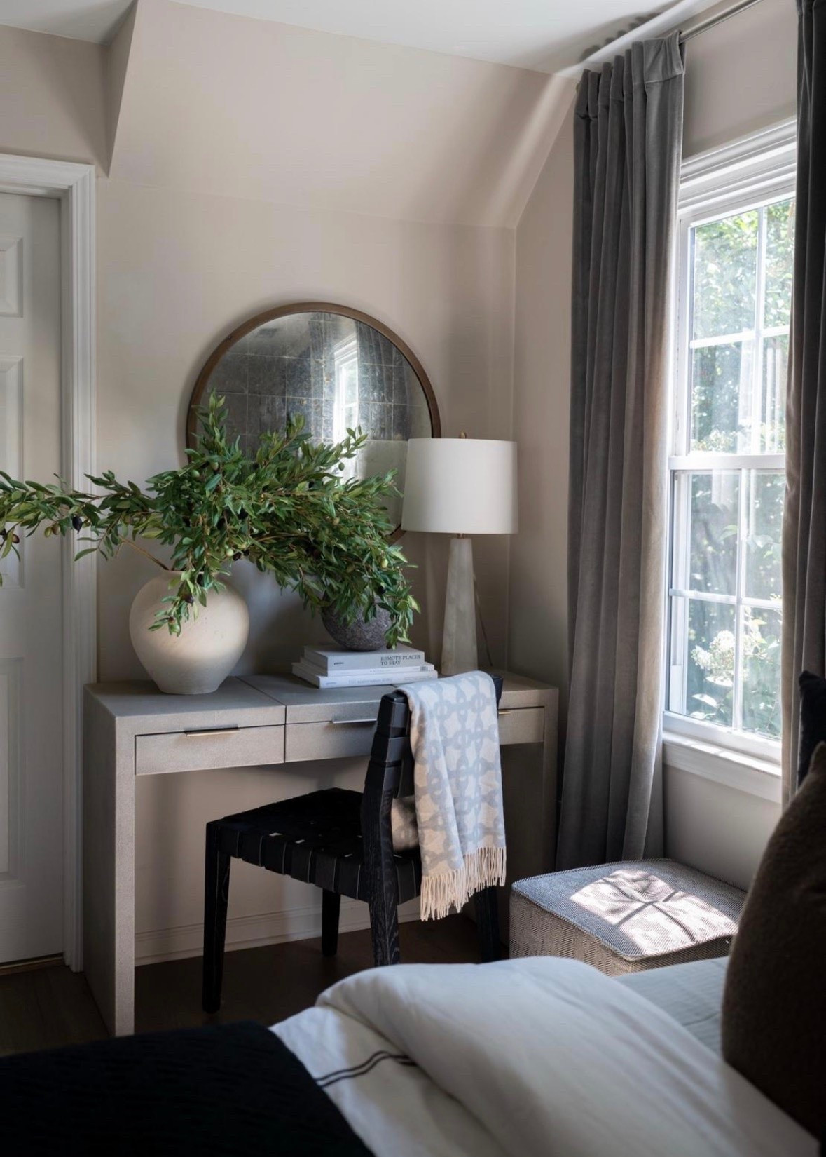 Just styled this dreamy corner and I’m in LOVE! The luxe textures, sculptural greenery, and that soft, moody light—everything came together perfectly. This space feels like a boutique hotel suite meets elevated everyday living. I’m officially declaring this my new favorite spot to sip coffee and feel inspired.

#LTKSeasonal #LTKHome #LTKvlog