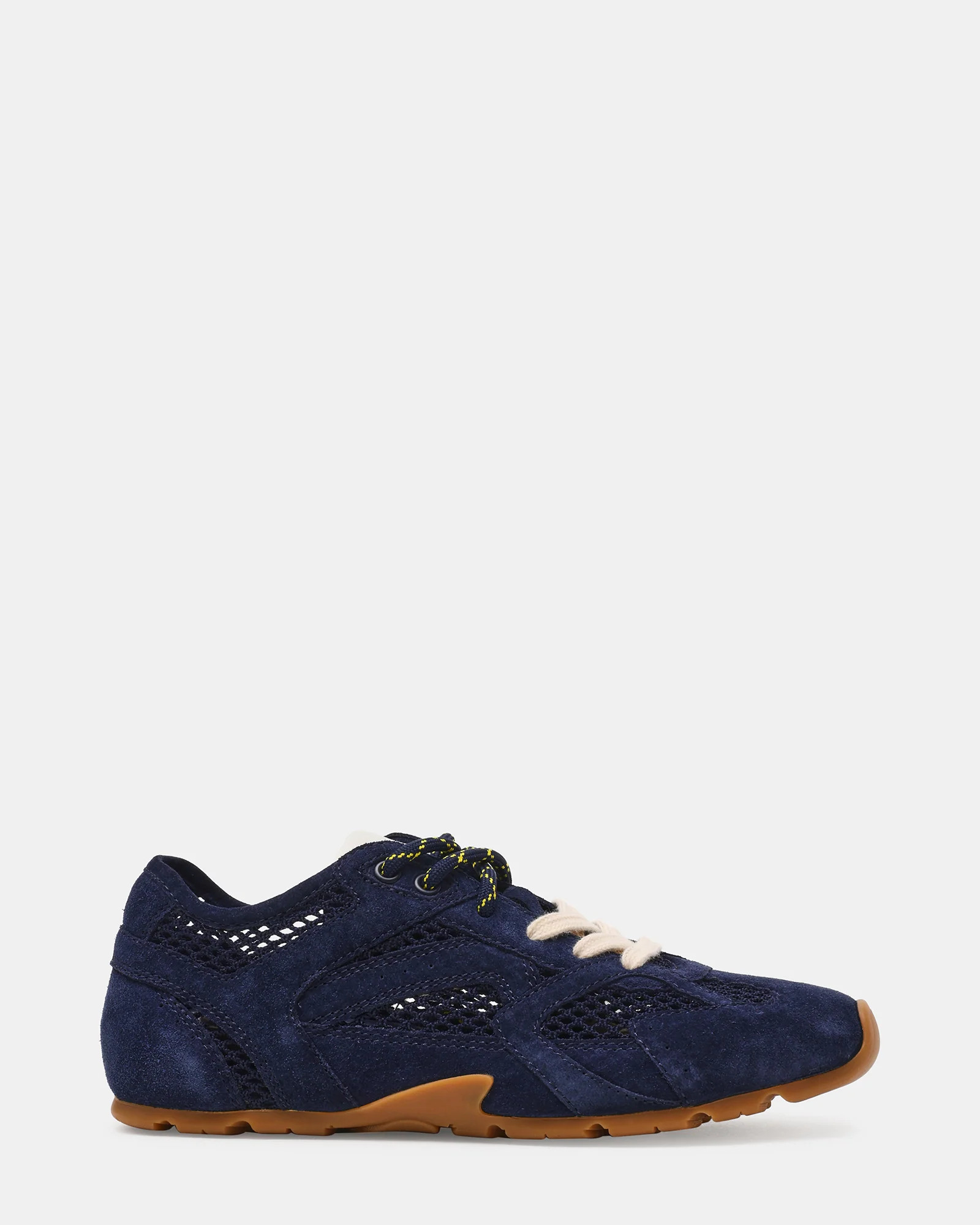 AZIEL Navy Mesh Low-Top Lace-Up Women's Sneakers | Steve Madden (US)