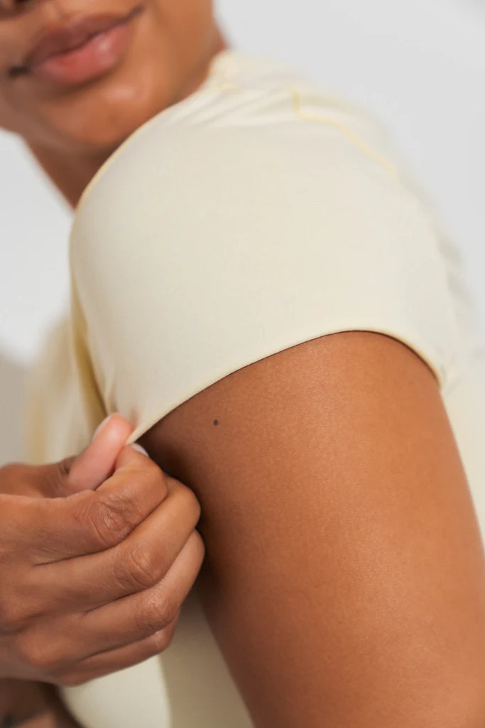 Vitality Essence Scrunch Tee - Butter | Vitality