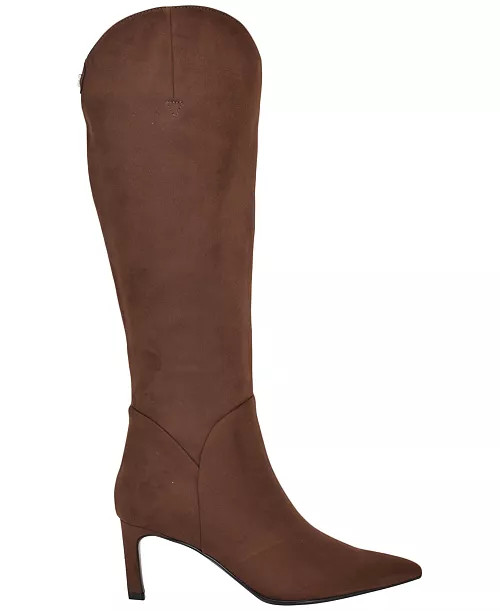 GUESS Women's Palisa Tall Pointed Toe Stiletto Dress Boots, Regular & Wide Calf - Macy's | Macy's
